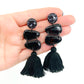 Little Black Dress - Stacked Tassels