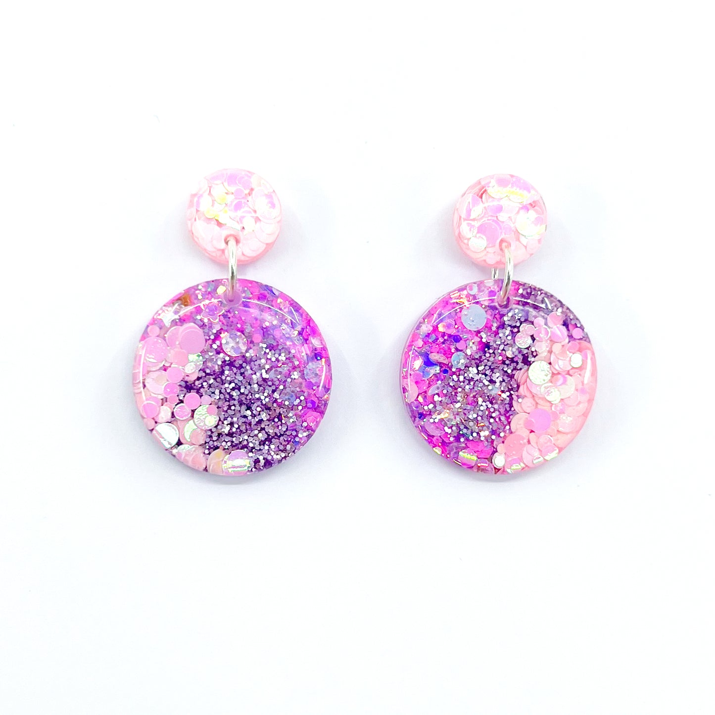 Cotton Candy - Disc Dangles SML